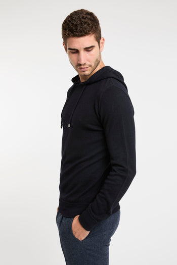 Maglia con cappuccio in puro cashmere - 3