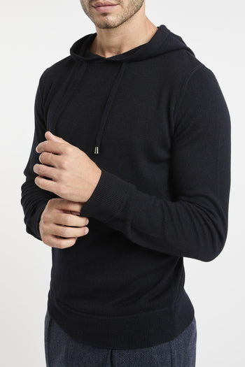 Maglia con cappuccio in puro cashmere - 5