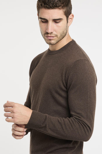 Maglia girocollo in cashmere - 5