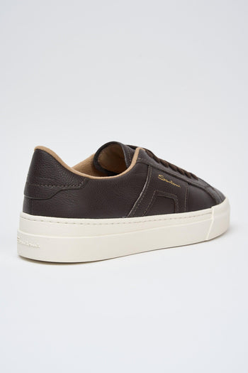 Sneaker Double buckle in pelle bottalata - 5