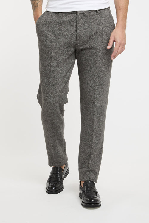 Pantalone chino Micro Herringbone