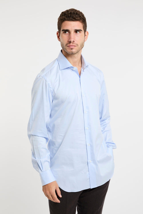 Camicia con bottoni madreperla