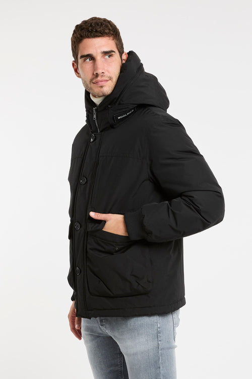 Bomber in Ramar Cloth con cappuccio