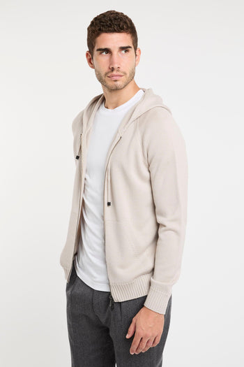 Maglia con zip in lana merino - 3