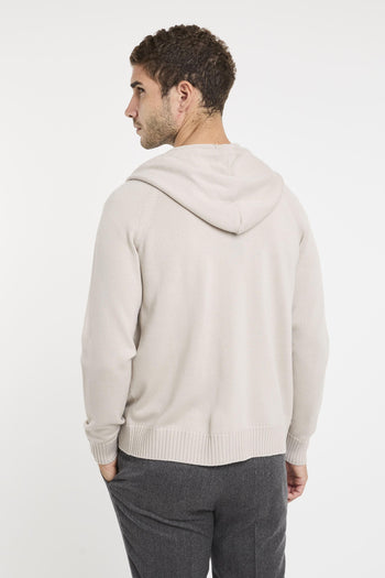 Maglia con zip in lana merino - 4