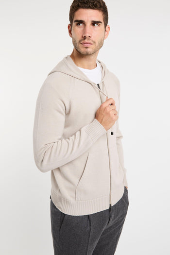 Maglia con zip in lana merino - 5