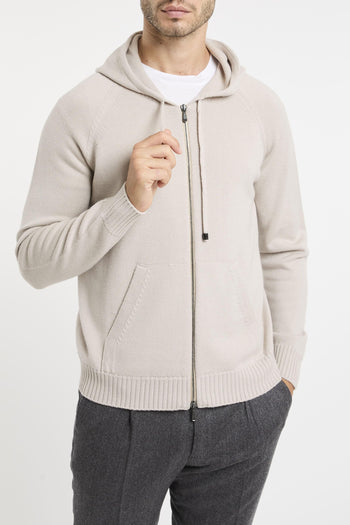 Maglia con zip in lana merino - 6