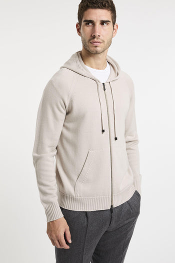 Maglia con zip in lana merino - 7