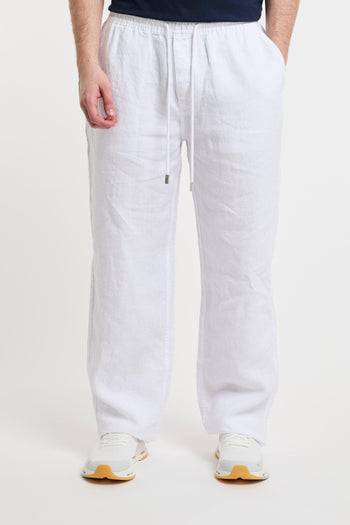 Pantalone in lino tinta unita - 2