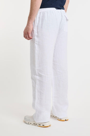 Pantalone in lino tinta unita - 6