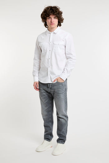 Camicia texana slim in bull leggero - 2