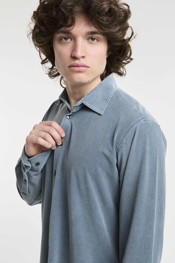 Techno wash piquè shirt - 6