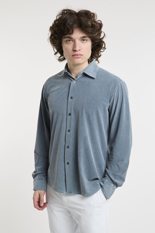 Techno wash piquè shirt