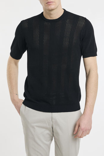Maglia a manica corta traforata - 2