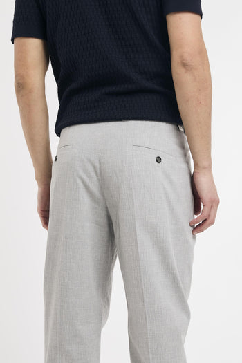 Pantalone effetto seersucker - 7