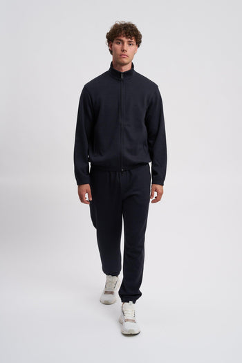 Felpa full zip in jersey jacquard misto lyocell ASV - 7