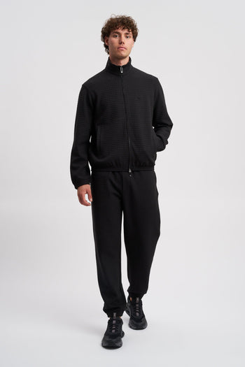 Felpa full zip in jersey jacquard misto lyocell ASV - 2