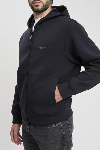 Felpa con zip e cappuccio in jersey accoppiato misto lyocell ASV - 5