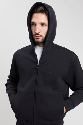 Felpa con zip e cappuccio in jersey accoppiato misto lyocell ASV - 6