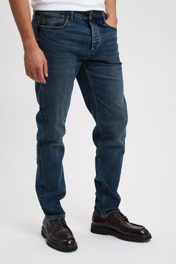 Jeans J75 slim fit in denim stretch delavé - 3