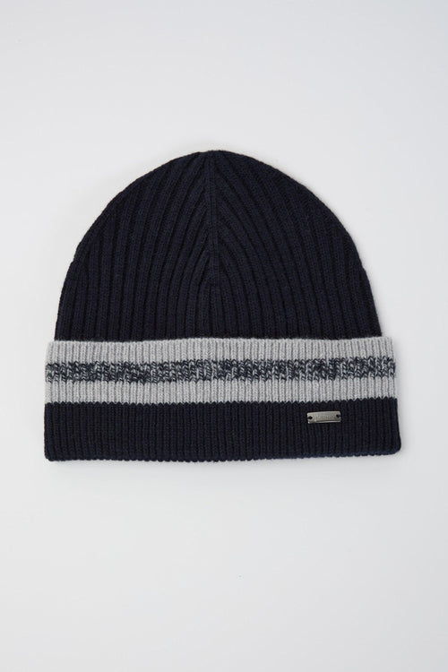 Berretto Beanie Resort in double rib wool