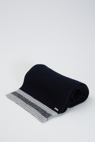 Sciarpa Resort in double rib wool