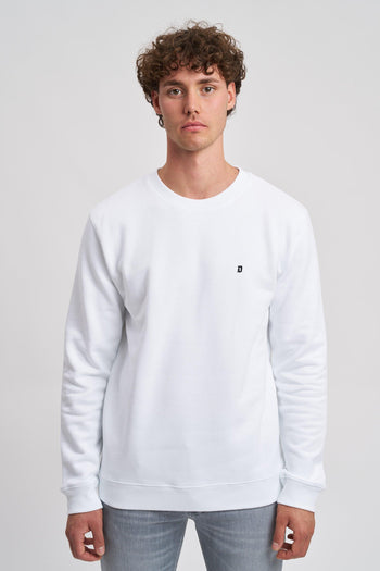 Felpa girocollo regular in cotone - 2