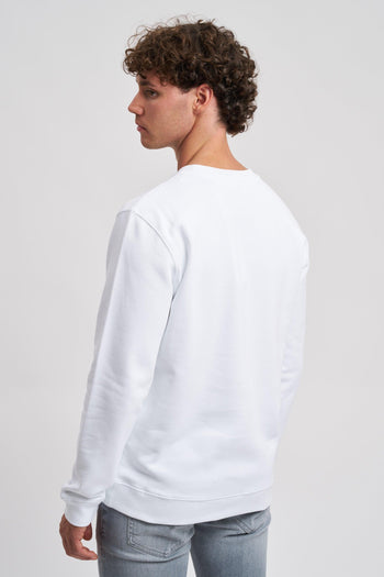 Felpa girocollo regular in cotone - 4