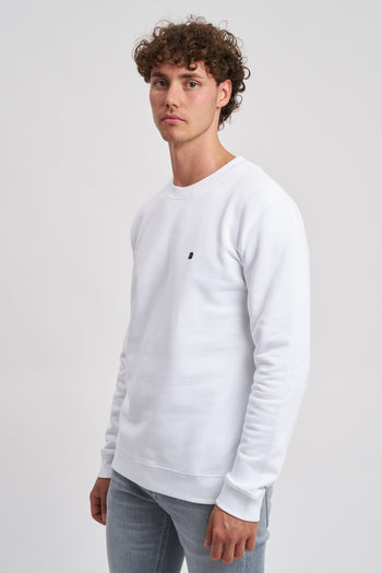 Felpa girocollo regular in cotone - 5