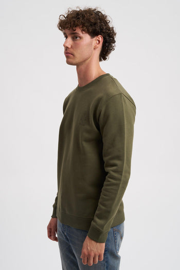 Felpa in cotone con logo - 3