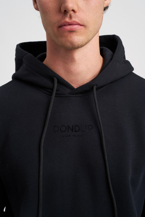 Felpa con cappuccio regular in cotone