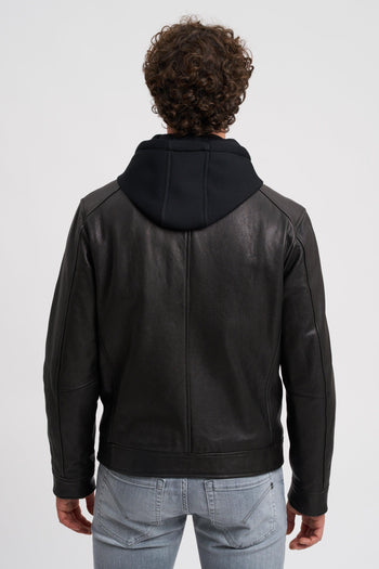 Biker con cappuccio removibile - 4
