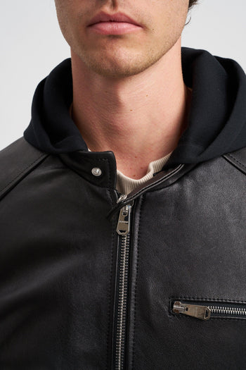 Biker con cappuccio removibile - 5