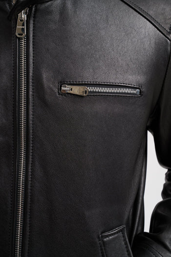 Biker con cappuccio removibile - 6