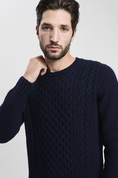 Girocollo in lana d'agnello