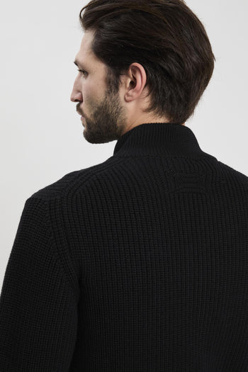 Cardigan con zip in lana merino - 5