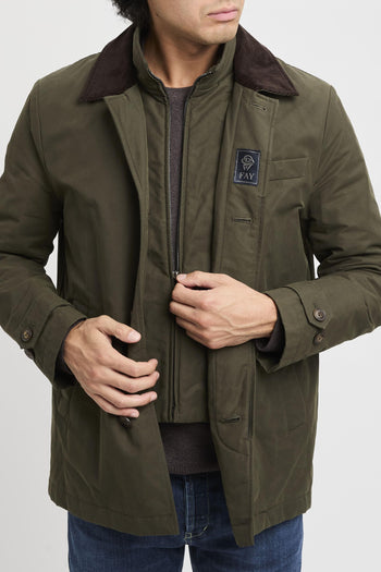 Morning Raincoat Corto in Faille di Cotone e Nylon - 2