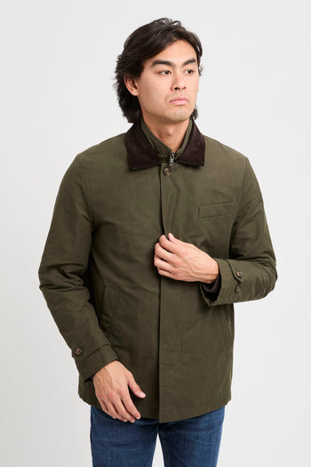 Morning Raincoat Corto in Faille di Cotone e Nylon - 4