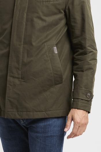 Morning Raincoat Corto in Faille di Cotone e Nylon - 6