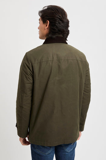 Morning Raincoat Corto in Faille di Cotone e Nylon - 7