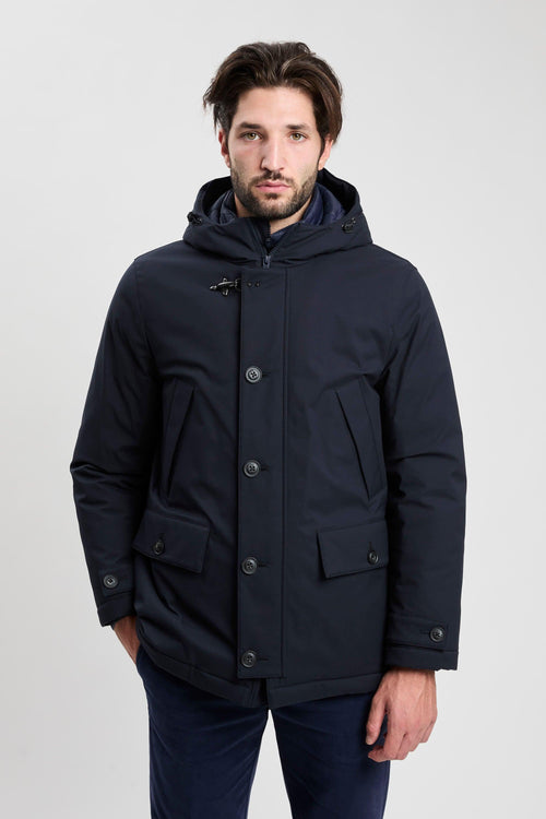 Parka Corto in Gabardine Tecnico