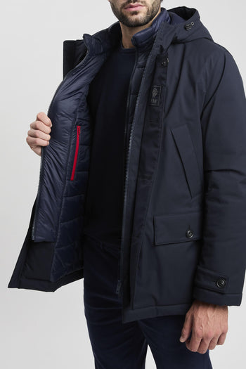 Parka Corto in Gabardine Tecnico - 2