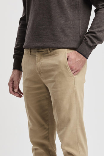 Pantalone Slim in Twill di Cotone - 3