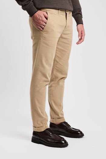 Pantalone Slim in Twill di Cotone - 4