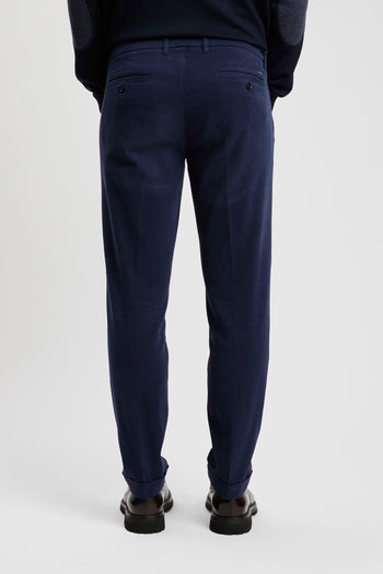 Pantalone Slim in Twill di Cotone - 4