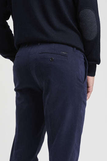 Pantalone Slim in Twill di Cotone - 5