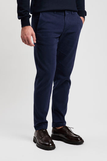 Pantalone Slim in Twill di Cotone - 6