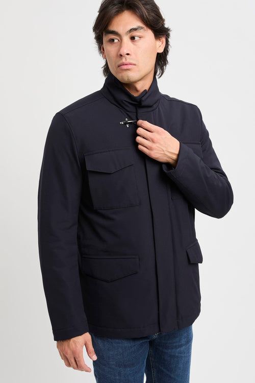Field Jacket in Jersey Stretch