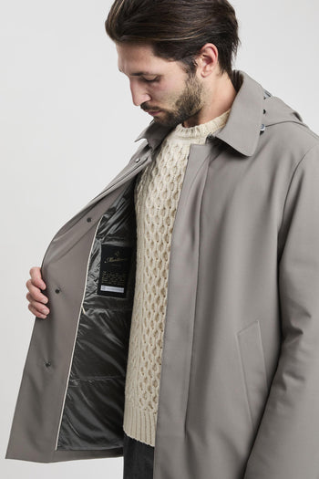 Impermeabile con cappuccio removibile - 7