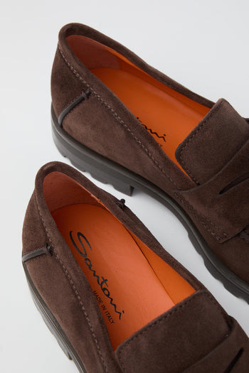 Mocassino penny in suede - 3